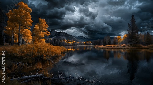 Clouds in the sky photo, beautiful landscape, blue skyscape, nature, heaven