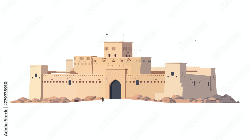 Rendering image of Saudi Arabia Historical palace in D