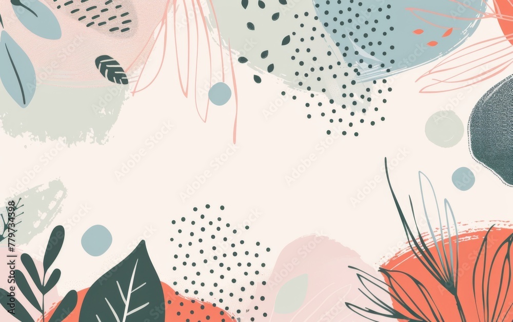 Hand drawn style minimal background Hand drawn style minimal background