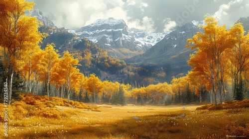 The color yellow is a symbol of autumn, and it can be seen everywhere in nature during this time of year