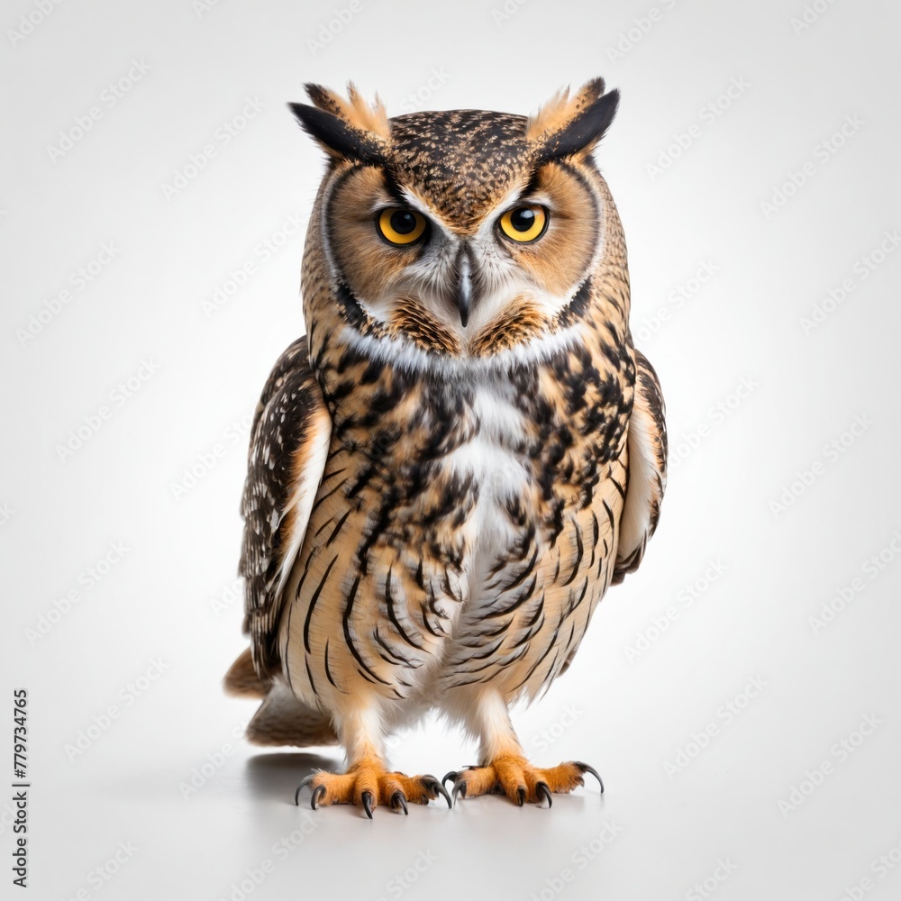 Fototapeta premium Owl isolated on a white background