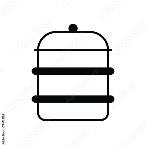 Steamer vector icon