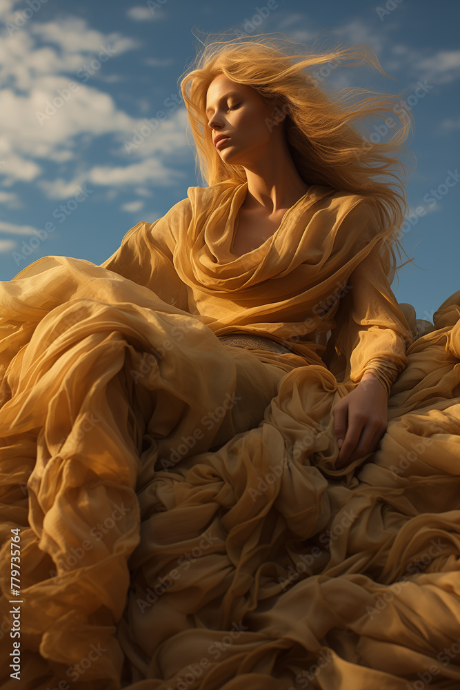 Generative Ai of a beautiful woman. Fashion photography. Generative Ai of a beautiful woman. Fashion photography.