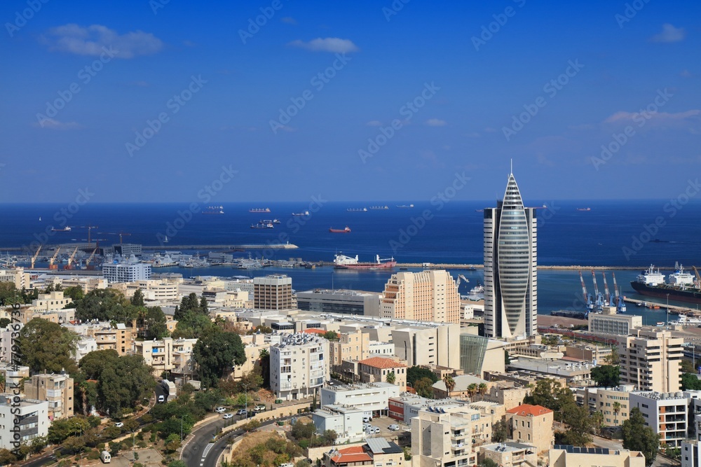Haifa Israel aerial view