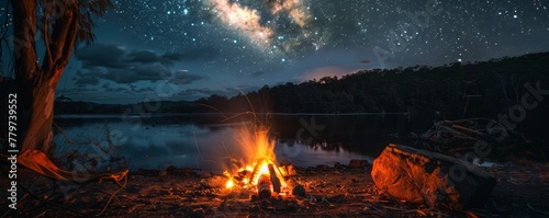 Astrophotography by the fire pit