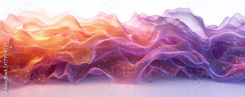 Multicolor waves representing the future of networking and technology.
