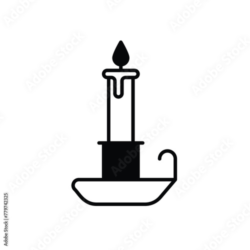 Candle Holder  vector icon