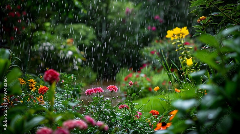 Rainfall in Garden
