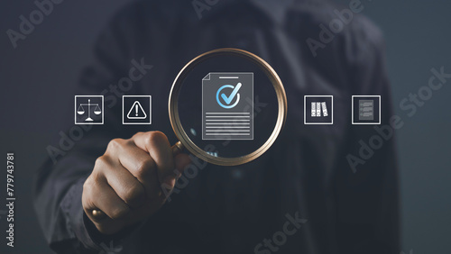 Effective compliance and law principle culture in corporate. Ethical invest, sustainable development. Business ethics concept. Professional business integrity and moral for good governance policy.