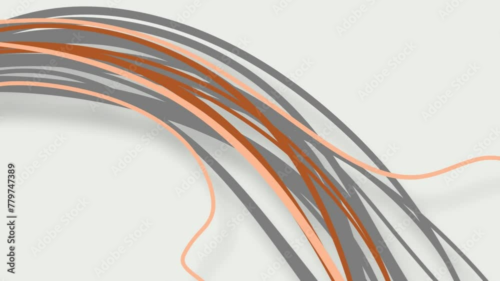Colored wires run in a dense bundle through the screen in an arc. Colored wires run in a dense bundle through the screen in an arc.