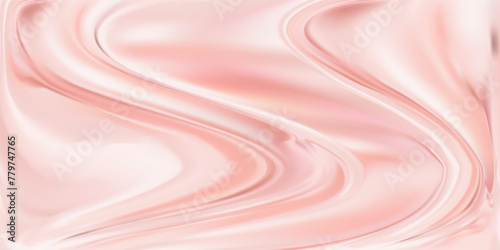 Vector silky pink background with a wave pattern