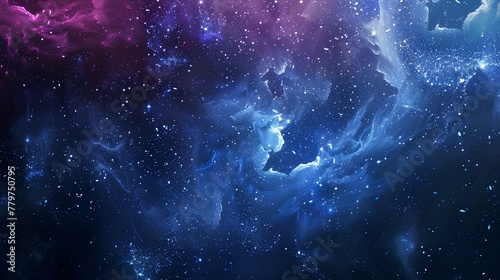 Starry Space Background © Ubix