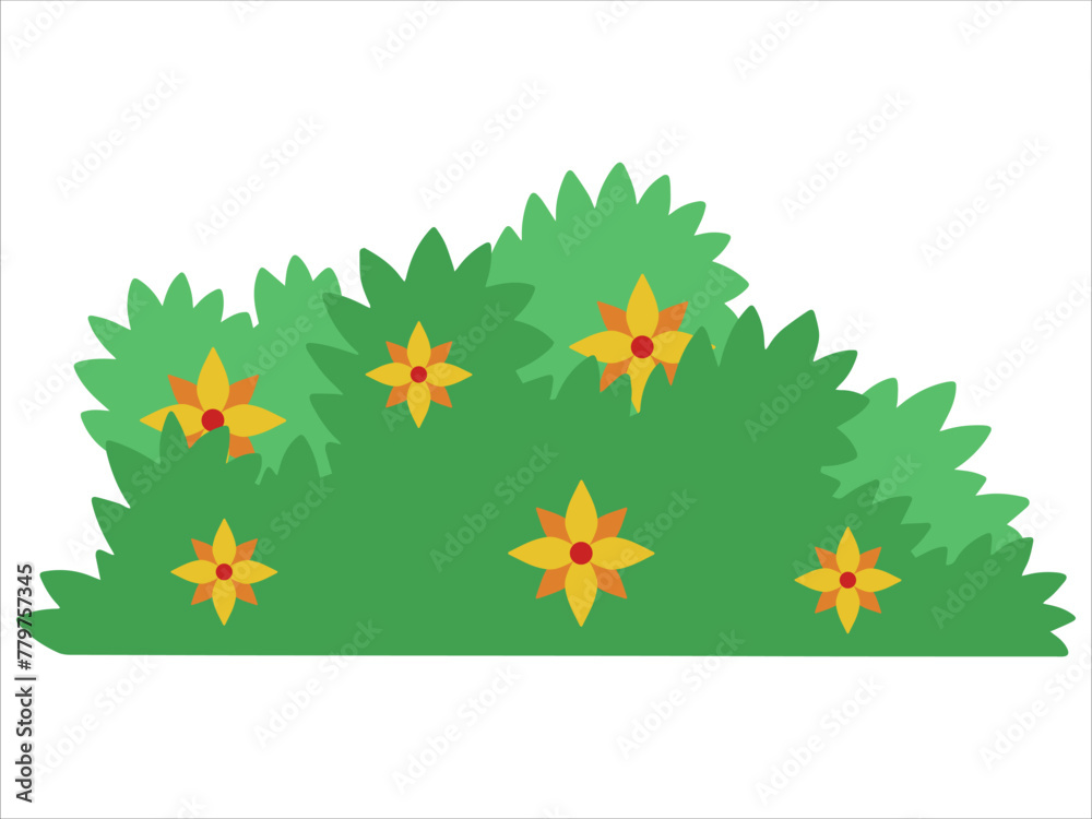 Green Bushes Grass Landscape Illustration
Green Bushes Grass Landscape Illustration