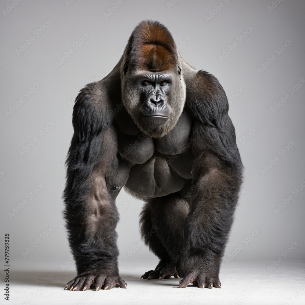 Gorilla isolated on a white background
Gorilla isolated on a white background