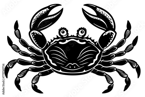 illustration of a tattoo of a crab