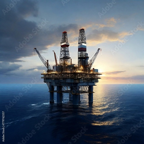oil drilling rig