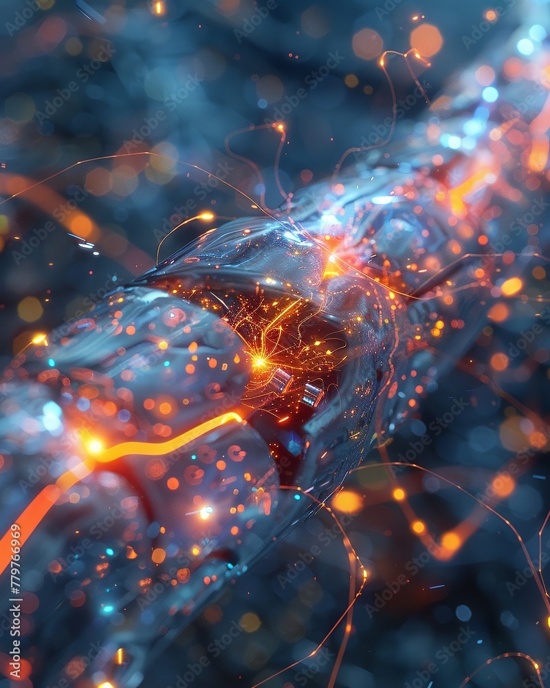 Bionic pancreas with mechanical insulin regulators engulfed in electric spark texture Bionic pancreas with mechanical insulin regulators engulfed in electric spark texture
