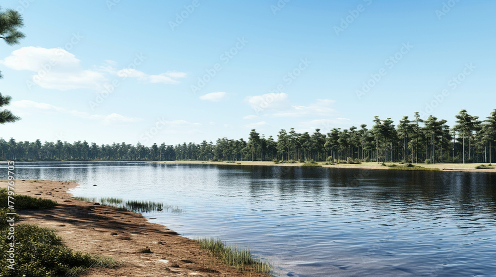 lake and forest high definition(hd) photographic creative image lake and forest high definition(hd) photographic creative image