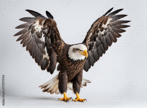 Eagle isolated on a white background  