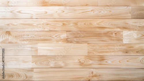 Close-up of staggered wooden planks with natural grain patterns