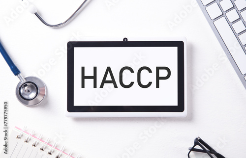 HACCP-Hazard Analysis Critical Control Points. Quality Control photo