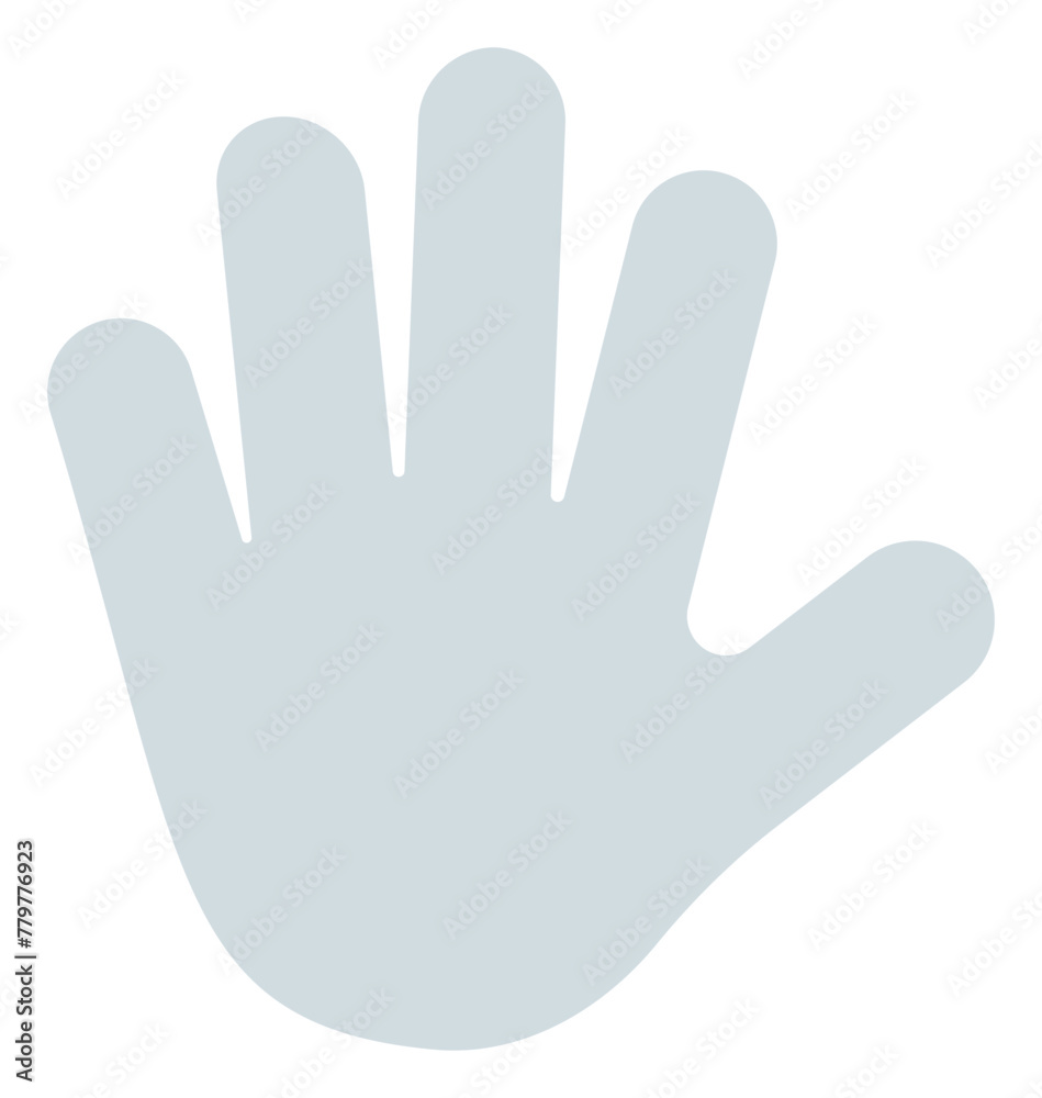 Silhouette model palm people of hand icon gesture on white background, perfect for a logo or symbol, warning sign Silhouette model palm people of hand icon gesture on white background, perfect for a logo or symbol, warning sign