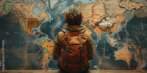 A Student Exploring New Cultures and Expanding Their Worldview During Study Abroad Program