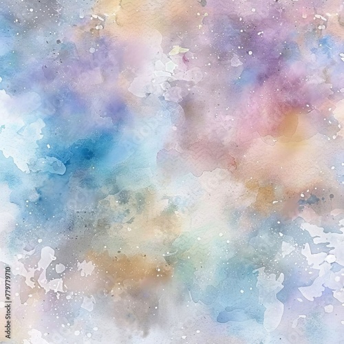 Watercolor Splashes Background