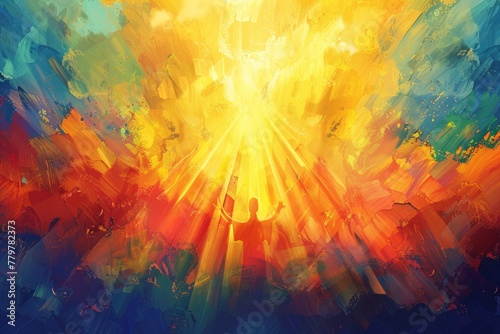 abstract background for Orthodox Easter