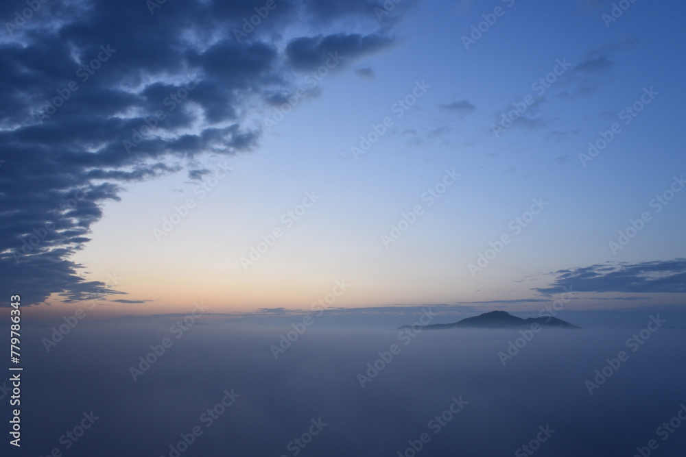 Fototapeta premium Sea of clouds in early morning