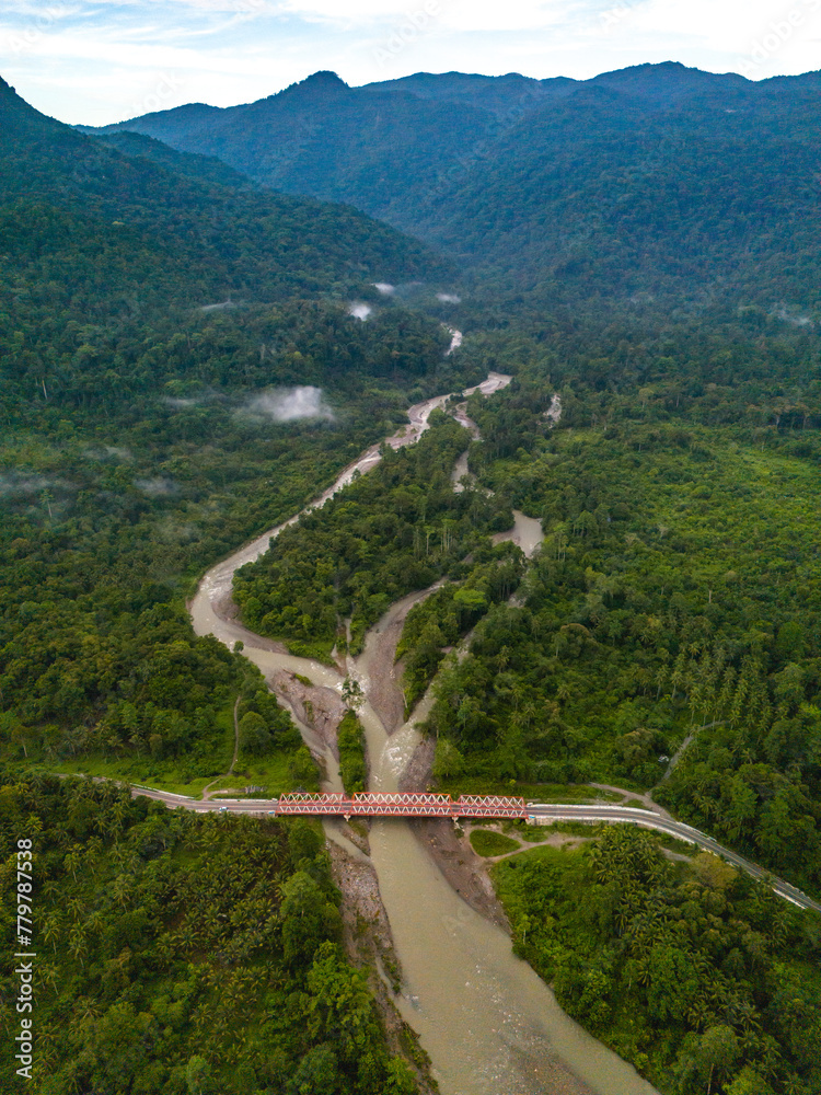 Sapalewa River in West Seram Regency, Seram Island, Maluku Province, Indonesia
