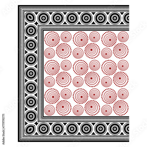bedsheet design digital art use hand work and digital printing