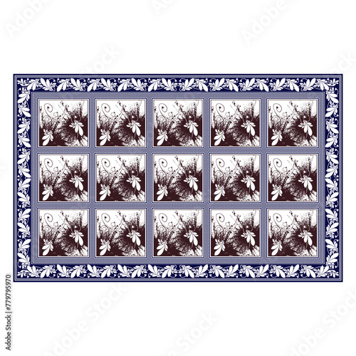bedsheet design digital art use hand work and digital printing
