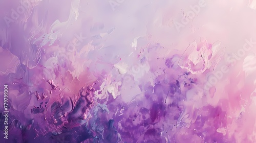 Soft lavender and blush pink blend seamlessly in a dreamy abstract composition  evoking a sense of tranquility and calm.