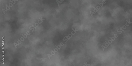 Abstract white and gray isolated cloud cumulus clouds. Gray aquarelle painted realistic fog or mist smoky textured canvas design. White and ash messy wall stucco texture background. 