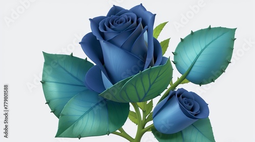 Wallpaper Mural Rose flowers  floral Clipart, high quality resolution, beautiful flowers, 3d  design. 
 Torontodigital.ca