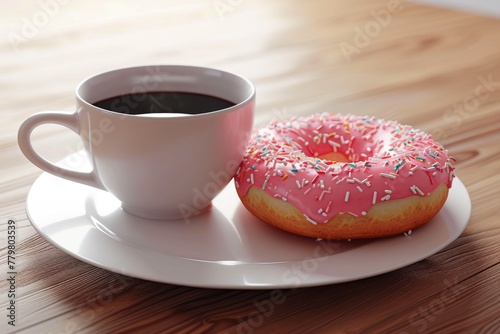 Coffee Break Essentials: Donut and Brew