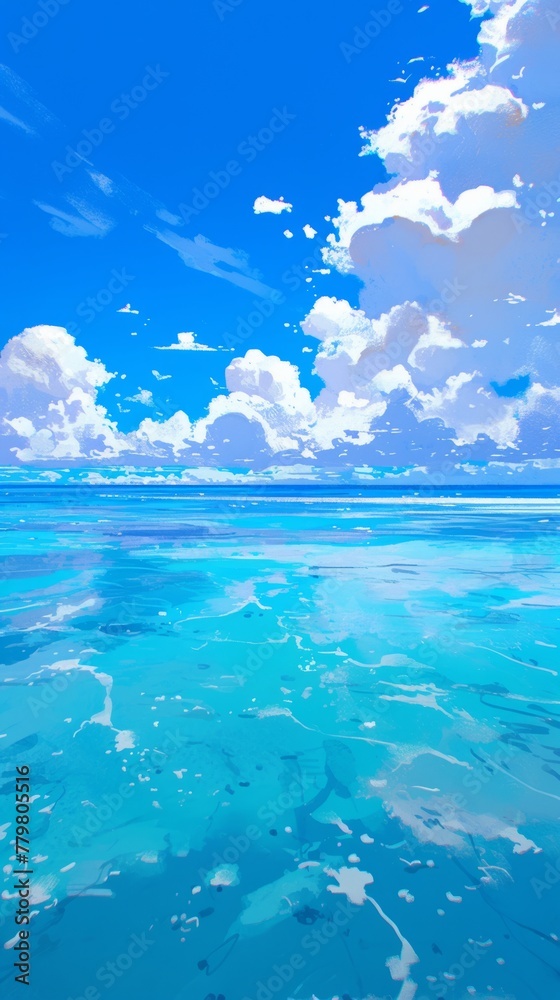 Obraz premium Summer Beach Background Materials