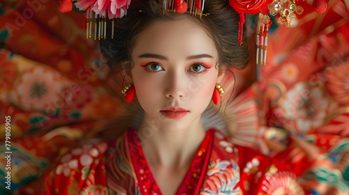 Echoes of Geisha Grace: Enchanting Whispers in Timeless Tradition.