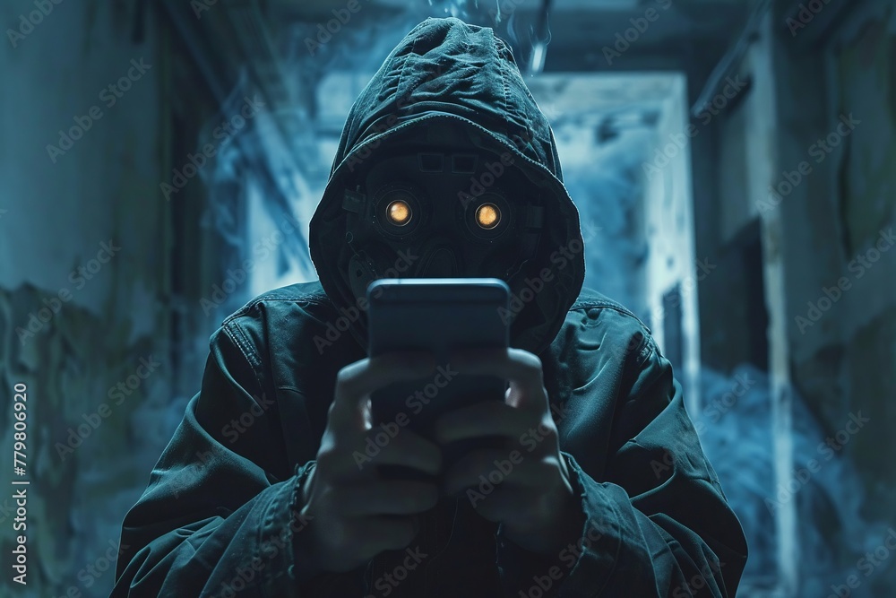 Capture the moment of realization as a user discovers their device has been infected by a malicious program