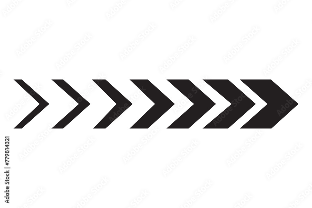 Moving arrow symbol Moving arrow symbol