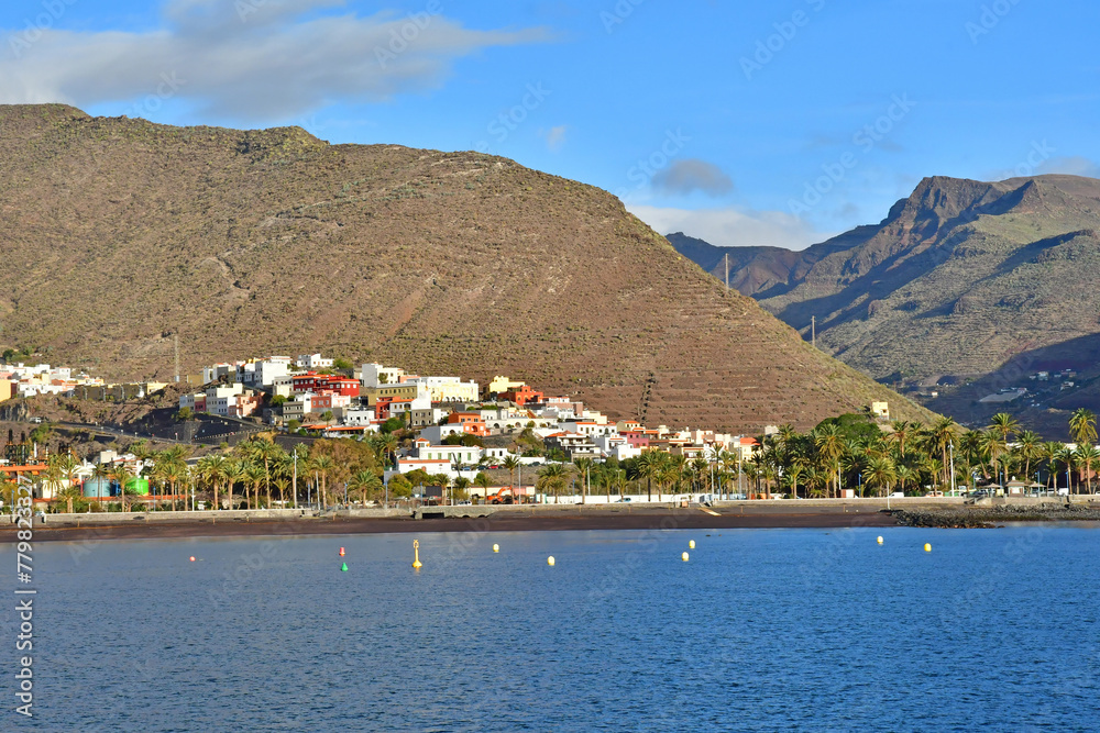 La Gomera, Canary Islands - march 15 2024 : San Sebastian de la Gomera