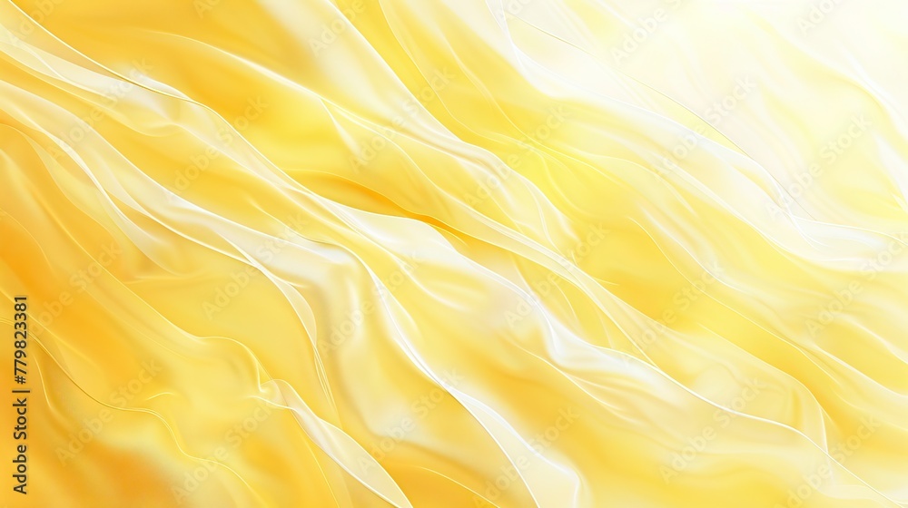Luxury abstract yellow wavy fabric background Luxury abstract yellow wavy fabric background