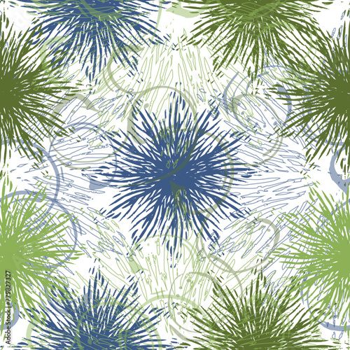  Collage contemporary seamless pattern.