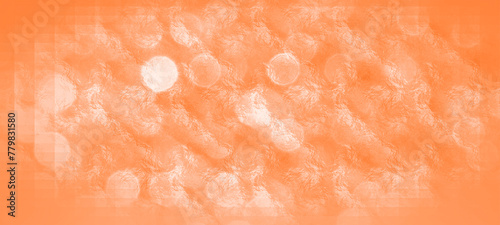 Orange bokeh background for banner, poster, Party, Anniversary, greetings, and various design works