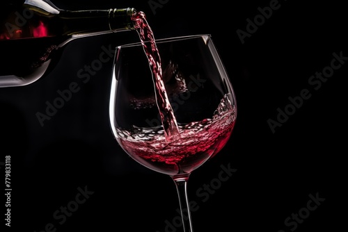 Pouring red wine to glass party restaurant bar gourmet celebration luxury taste splashing grape alcohol expensive drink bordeaux chateu cabernet bottle refreshment toned drops bubbles french wineglass