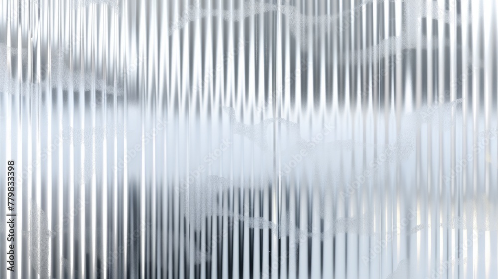 Striped Refractive Pattern Textured Glass