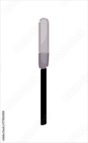 Nail drill bit on white bac...