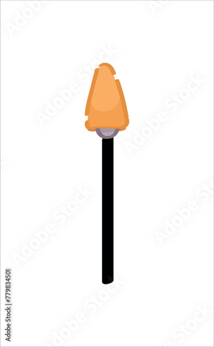 Nail drill bit on white bac...