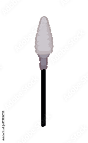 Nail drill bit on white bac...